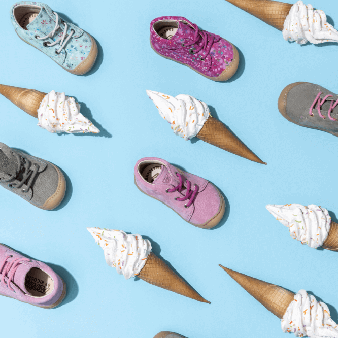 Farbenfrohe Kinderschuhe bei im PS Schuhe Onlineshop