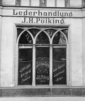 Lederhandlung Pölking 1894